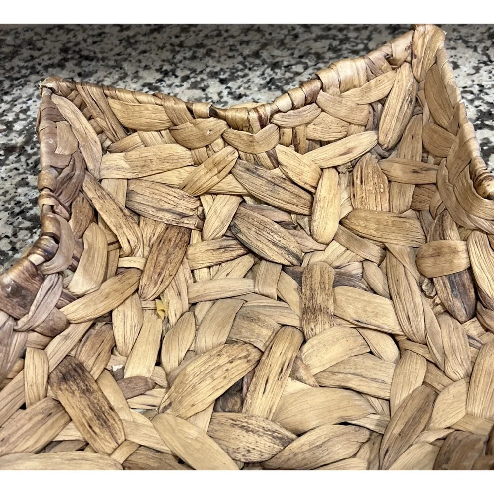 Star Basket Water Hyacinth Material Coastal Beach‎ Sea Decor 16